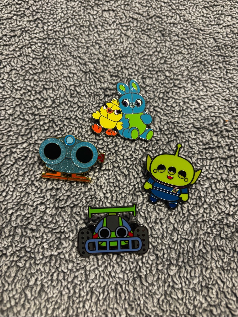 Toy Story Pixar Enamel Pin Set
